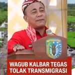Wagub Kalbar Krisantus Kurniawan Tolak Transmigrasi Baru: “Orangnya Gak Mau, Saya Mau Duitnya”